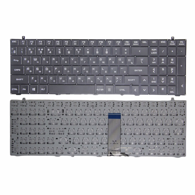 Mechanical Revolution X1 X2 X3 X3-S X6 X7 X6TI X6 X5 no backlit paper Russian RU keyboard - main product image