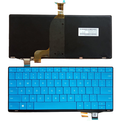 Microsoft Surface Pro 1 Pro 2 blue backlit US keyboard