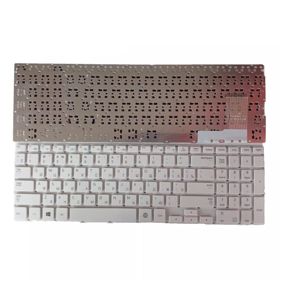 SAMSUNG NP-450R5V 450R5G 470R5E 370R5E S02 510R5E-S01 white Russian RU keyboard - main product image