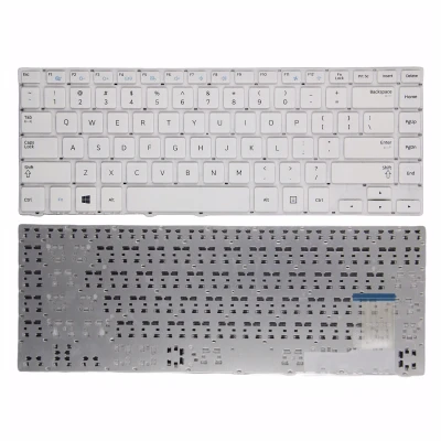 SAMSUNG NP370R4E NP450R4V NP470R4E NP450R4Q NP450R4E NP455R4J NP540U4E white US keyboard