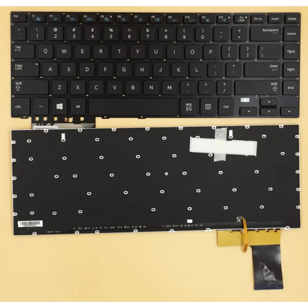 SAMSUNG NP370R4E NP450R4V NP470R4E NP455R4J NP450R4Q NP530U4E backlit US keyboard - main product image
