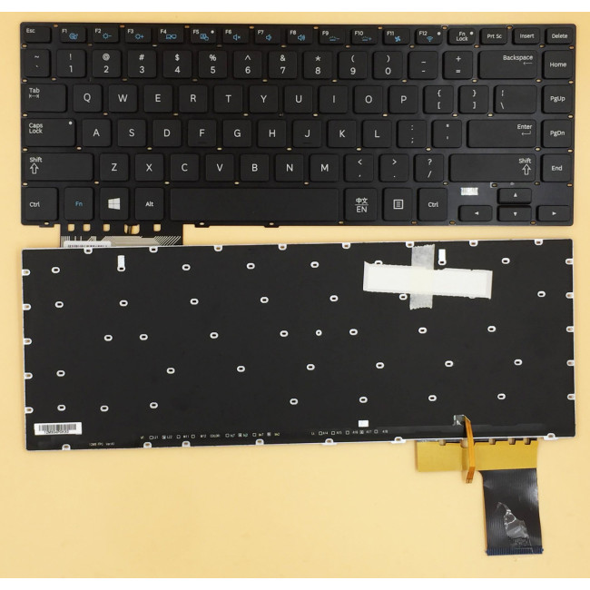 SAMSUNG NP370R4E NP450R4V NP470R4E NP455R4J NP450R4Q NP530U4E backlit US keyboard - main product image