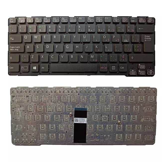 SONY E14 SVE14 SVE14A SVE141 SVE 14 SVE14111ELW Canadian French CF keyboard - main product image