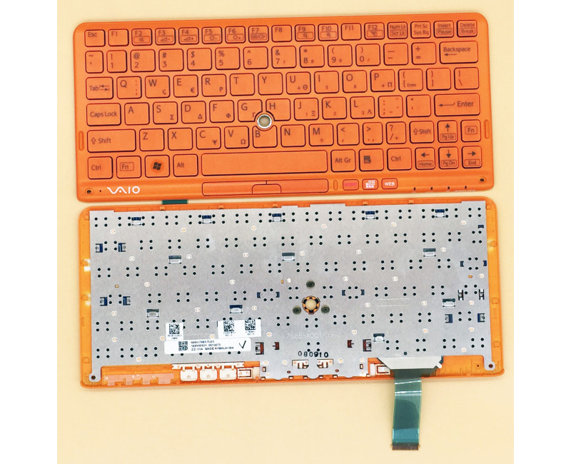 SONY P11 P119 P119JC P118 P115 orange Greek GK keyboard