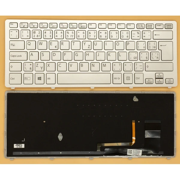 SONY SVF14N silver backlit Czech CZ keyboard - main product image