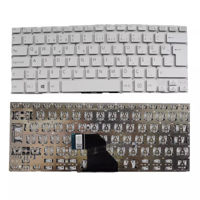 SONY VAIO FIT 14E SVF 14E SVF14E white Turkish TR keyboard