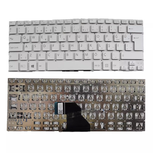 SONY VAIO FIT 14E SVF 14E SVF14E white Turkish TR keyboard - main product image