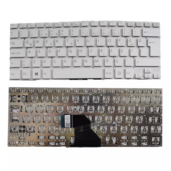 SONY VAIO FIT 14E SVF 14E SVF14E white Turkish TR keyboard - main product image