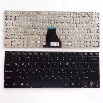 SONY VAIO SVE14 SVE14A SVE141 SVE 14 SVE14111ELW black Russian RU keyboard