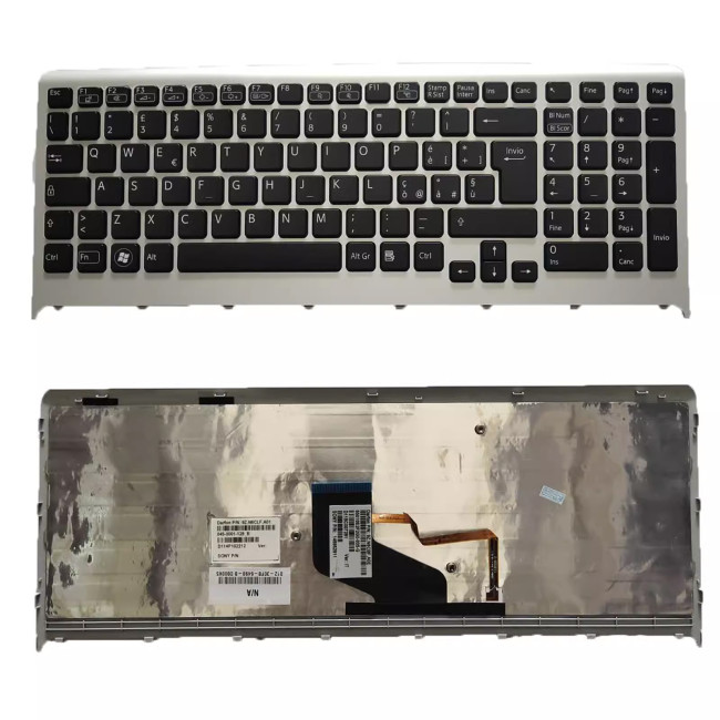 SONY VAIO VPC-F215 VPC-F215FD VPC-F219 backlit Italian IT keyboard - main product image
