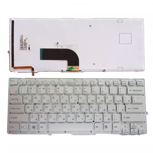 SONY VPCSA SB SD-113T SD47EC VPCSD19EC silver Russian RU keyboard - main product image