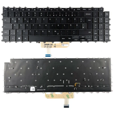 Samsung 950XDB, NT950XDB, NP950XDB, backlit German DE keyboard black Dual fan version