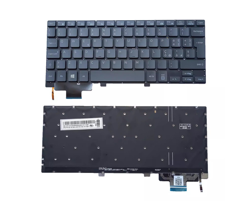 Samsung Galaxy Book 2 W737 backlit Italian IT keyboard - additional view 