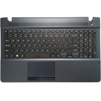 Samsung NP270E5V, NP270E5E, NP270E5V, NP270E5J, NP270E5G, NP270E5U, US keyboard palmrest blue