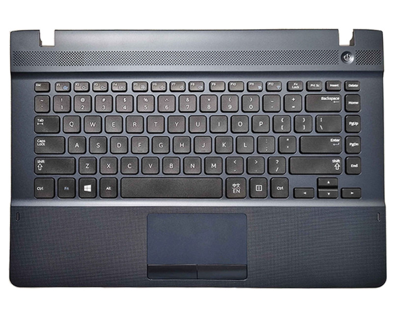 Samsung NP300E4E, NP270E4V, NP275E4V, NP270E4E, NP271B4E, Backlit US Keyboard Palmrest blue - additional view 