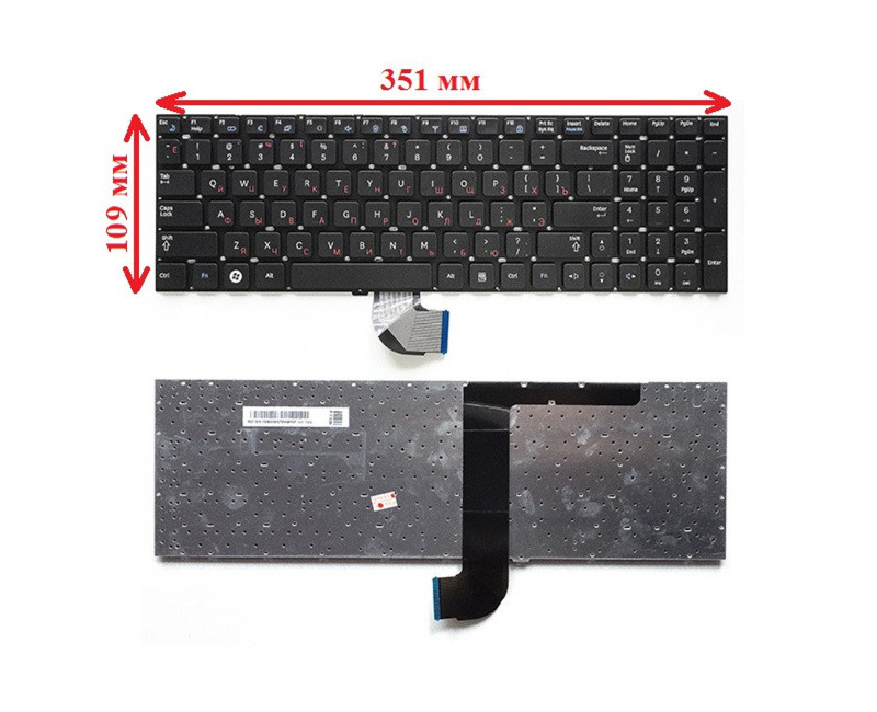 Samsung RF511 NP-RC530 RF510 Russian RU keyboard - additional view 