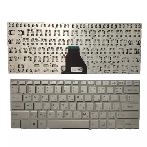Sony VAIO SVF14A SVF14A13CXB SVF14A190X SVF14AC1QL silver Bulgarian BG keyboard - main product image