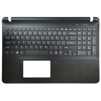 Sony Vaio SVF15, SVF151, SVF152, SVF153, SVF1541, US keyboard palmrest black