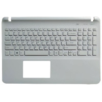 Sony Vaio SVF15, SVF151, SVF152, SVF153, SVF1541, US keyboard palmrest white