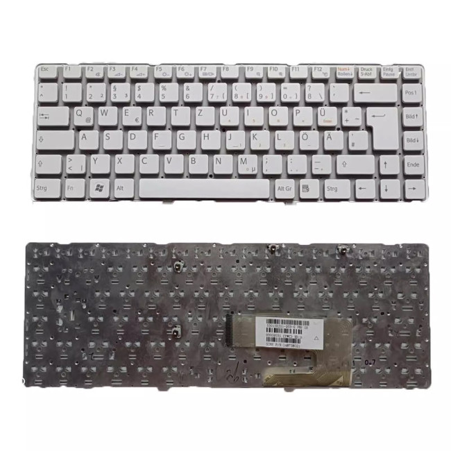 Sony Vaio VPC-CW VPC CW VPCCW CW16EC CW18FC CW26EC white German DE keyboard - main product image