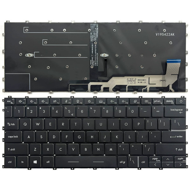 MSI Summit E13 Flip Evo A12MT A13MT A11MT backlit US keyboard - main product image