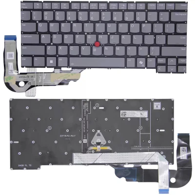 Lenovo Thinkpad E14 Gen 7 Gen 8 backlit US keyboard AI gray