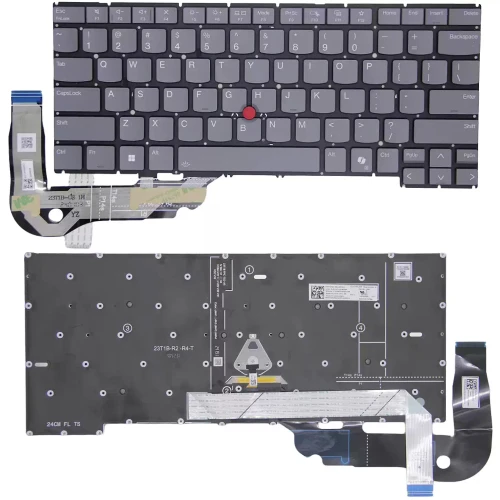 Lenovo Thinkpad T1g Gen 8 21TD 21TE backlit US keyboard AI gray