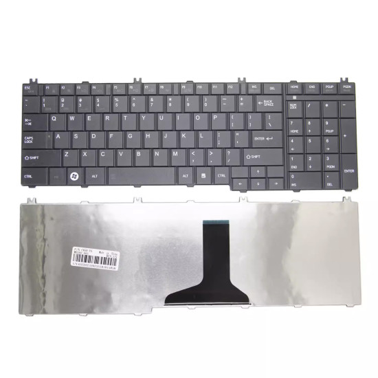 Toshiba C650 L650 L660 L655 L750 L755 C655 C660 black US keyboard OEM - main product image