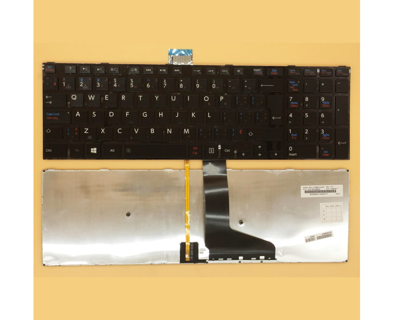 TOSHIBA S50-A S55-A L70-A L70-B L75-A L75-B C75-A C70-A C70-B backlit Canadian French CF keyboard - additional view 