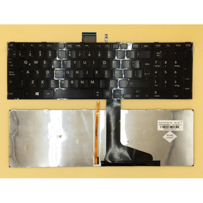 TOSHIBA S50-A S55-A L70-A L70-B L75-A L75-B C75-A C70-A C70-B backlit Latin LA keyboard - main product image