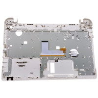 Toshiba Satellite L50-B palmrest with keyboard white Japanese layout JP keyboard with top case - additional view 1