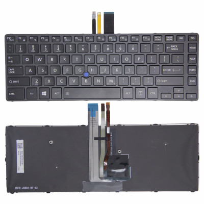 Toshiba Tecra A40-C R40-C R30-C R30-B backlit US keyboard