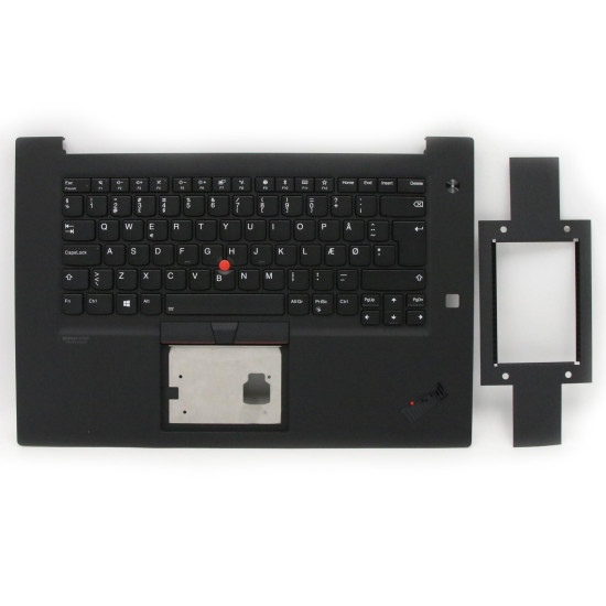 ThinkPad Extreme P1 2 X1 2nd fingerprint hole backlit Danish DM keyboard palmrest - main product image