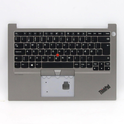 Thinkpad E14 R14 Gen 1 silver Danish DM keyboard palmrest - main product image