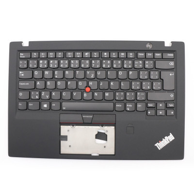 Thinkpad X1 Carbon 5th Gen X1C 2017 fingerprint backlit Czech CZ keyboard palmrest