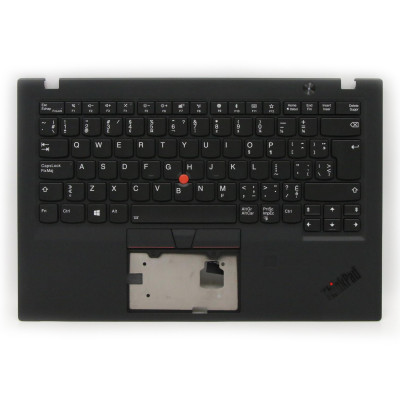 Thinkpad X1 Carbon 5th Gen X1C 2017 fingerprint backlit EU CFE keyboard palmrest