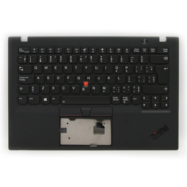 Thinkpad X1 Carbon 5th Gen X1C 2017 fingerprint backlit EU CFE keyboard palmrest - main product image