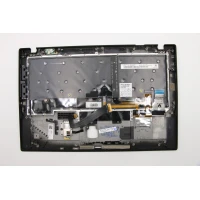 Thinkpad X1 Carbon 5th Gen X1C 2017 fingerprint backlit Spanish SP keyboard palmrest - additional view 2
