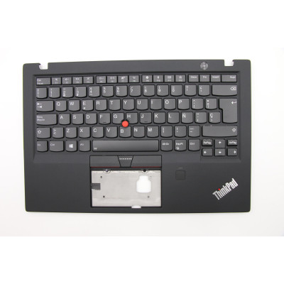 Thinkpad X1 Carbon 5th Gen X1C 2017 fingerprint backlit Spanish SP keyboard palmrest 1