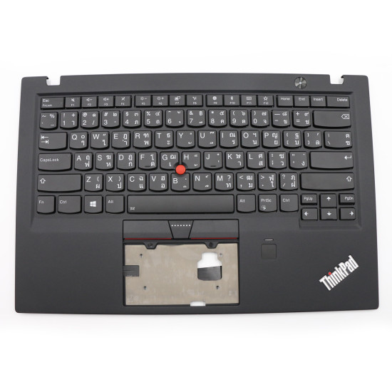 Thinkpad X1 Carbon 5th Gen X1C 2017 fingerprint backlit Thai TI TA keyboard palmrest - main product image