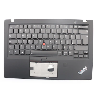 Thinkpad X1 Carbon 5th Gen X1C 2017 fingerprint backlit Italian IT keyboard palmrest
