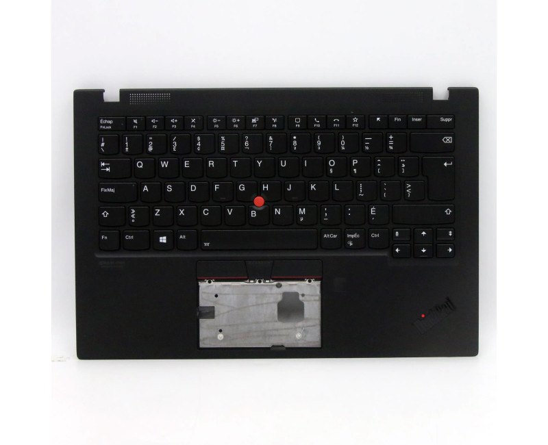 Thinkpad X1 Carbon 7th Gen X1C 2019 fingerprint hole backlit Canadian French CF keyboard palmrest - additional view 