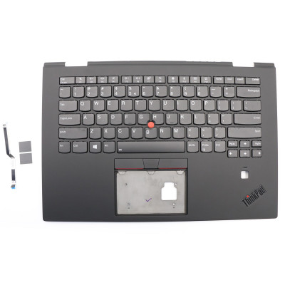 Lenovo Thinkpad yoga X1 3rd, 2018 fingerprint hole backlit US keyboard palmrest
