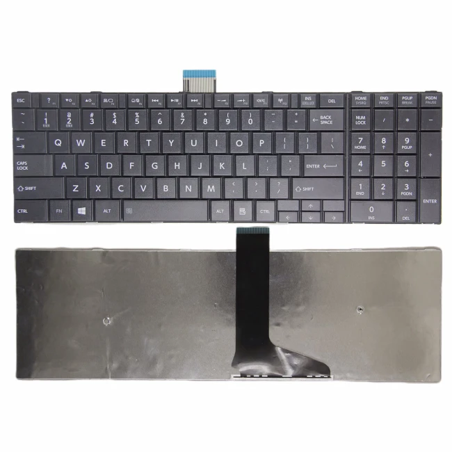 Toshiba C55D-A C55DT-A C55T-A C50DT-A C50T-A C50D-A C50T-A black US keyboard normal OEM - main product image