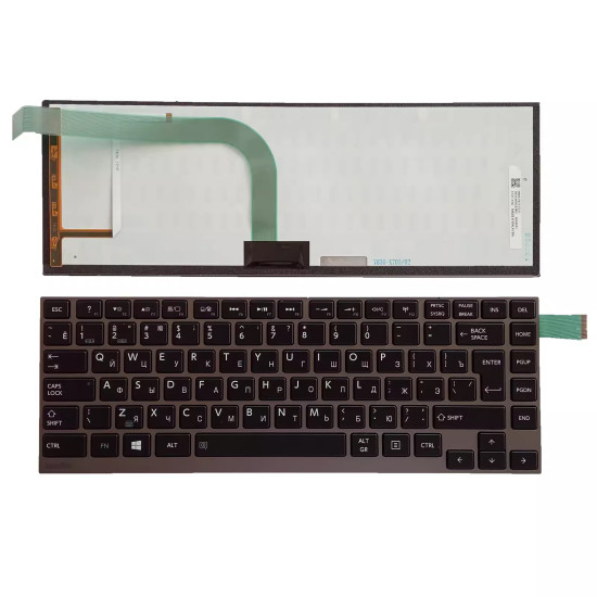 Toshiba Click W30 W30-A W30D-A W30DT-A W30T-A backlit Russian RU keyboard - main product image