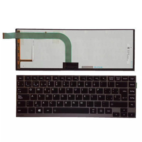 Toshiba Click W30 W30-A W30D-A W30DT-A W30T-A backlit Spanish SP keyboard - main product image