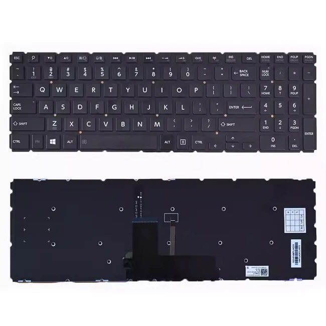 Toshiba L50-B L55-B L50-C L55-C L50D L55D-B L50D-C backlit US keyboard - main product image