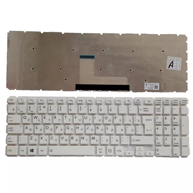 Toshiba L50-B L55-B L50-C L55-C L50D L55D-B L50D-C white big Russian RU keyboard - main product image