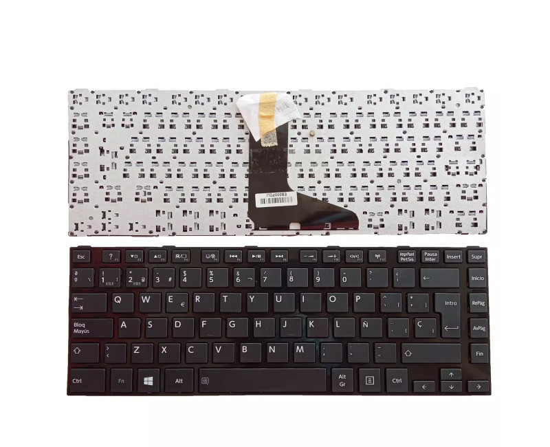 Toshiba L840 L845 L800 L805 L830 M800 M805 M840 M845 Spanish SP keyboard - additional view 