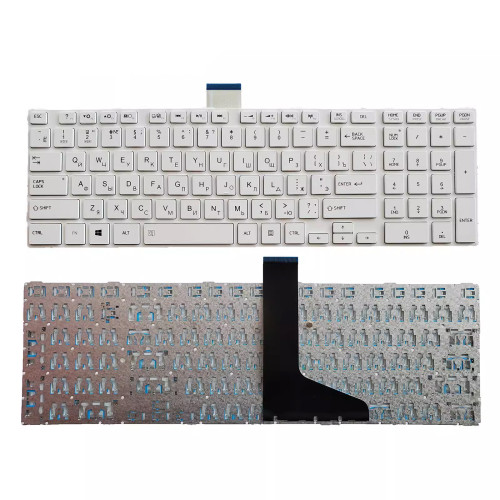 Toshiba L850 L855 L870 L850-T01R P850 S850 S855D C850 white Russian RU keyboard - main product image